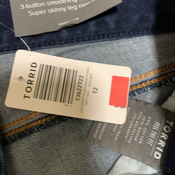 Torrid jegging /blue/ 12R - Picture 3 of 7
